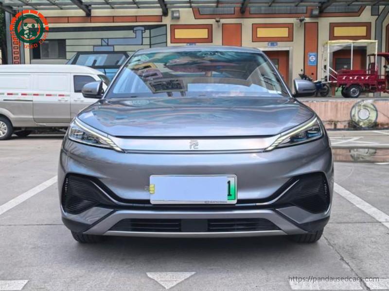 Grey BYD Atto 3 or Yuan Plus rear three-quarter representative used vehicle